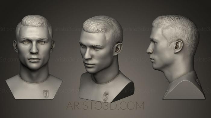 Busts and bas-reliefs of famous people (BUSTC_0122) 3D model for CNC machine